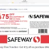 Safeway - $75 off $80 purchase coupon after taking survey coupon not real