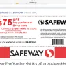 Safeway - $75 off $80 purchase coupon after taking survey coupon not real - Photo 1