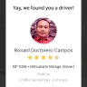 Grab - grabcar np1056 mitsubishi mirage (silver) -, rude behavior of driver shows no respect to passenger. liar.