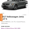 Volkswagen - 2017 jetta 1.4t s manual - Photo 1