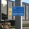 CSX Transportation - blocked crossing by train - Photo 2