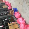 Costa Coffee - rubbish left outside costa in evening - Photo 1
