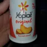 Yoplait - peach yogurt