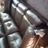 Big Lots - leather loveseat recliner - Photo 1