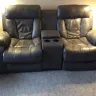 American Furniture Warehouse [AFW] - per recl console loveseat bonded leather 1d-9760 prl - Photo 3