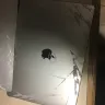 Society6 - laptop skin / wrong size and glue residue