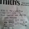 Smith's - complaint against cashier employee named jacklyn at smiths at 9750 s maryland pkwy in las vegas nevada - Photo 2