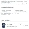 TeeChip - texas tough hurricane harvey relief shirt item ordered but not received - Photo 1