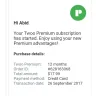 Twoo.com - deduction of payment without my intimation