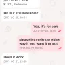 Letgo - letgo / reporting harassment from seller - Photo 4