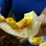 Golden Corral - salad deviled eggs