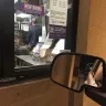 Taco Bell - manager said something about my wife and the drive thru window was still open