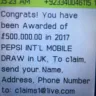 Pepsi - I am complaining about award