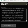 Starz Entertainment - starz scam of free trial on app - case #265023