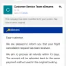 eDreams - air ticket refund
