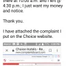 Choice Hotels - refusal of separation notice and pay - Photo 1