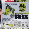 Home Depot - ryobi flyer dated 11/2/17 - 1/24/18