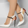 Wish.com - white & red womens casual shoes