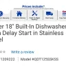 Costco - dishwasher delivery, hookup, install