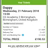 Viagogo - dappy tickets