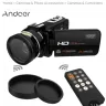 TomTop Group - andoer hdv-z20 1080p full hd 37mm 0.45*wide anglelens digital zoom camcorder