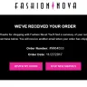 Fashion Nova - not receiving my order
