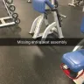 Crunch Fitness - pads on equipment have been removed and still not replaced... for weeks