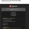 Pizza Hut - online order wrong and poor customer service!