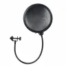 AliExpress - flexível studio microphone mic vento máscara tela pop filtro recuou gooseneck preto