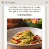 Olive Garden - spiralled veggie pasta