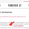 Forever 21 - the worst corporate - disgusting / unethical behavior I have ever found - Photo 5