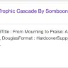 Kmart - please correct the following website as my book was not published by westbow press, nor did I write a book from mourning to praise. thank you.