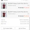 Shopee - blkshp honeycomb polo shirt (maroon) - Photo 1
