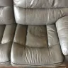 Rooms To Go - leather sofa recliner - Photo 2