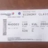 Malaysia Airlines - seat reservations