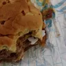 Arby's - I received a bread tie in my roast beef and cheddar sandwich - Photo 2