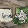 Panera Bread - napa almond chicken salad sandwich