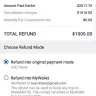 MakeMyTrip - denying refund