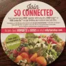 Ruby Tuesday - free appetizer when you join "so connected"