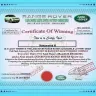 Land Rover - winning amount not received