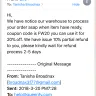 Queenfy - order that I took too long to get and getting refund a partial amount - Photo 3