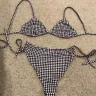 SaboSkirt.com - gingham bikini top and bottoms