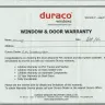 Duraco Windows Industries - lifetime warranty