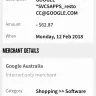 Google - unauthorised credit card deduction - Photo 1