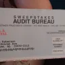 Sweepstakes Audit Bureau - scanner letter