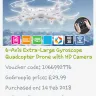 GoGroopie - 6 axis extra large giroscope quad copter drone with hd camera