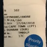 FlySafair / Safair Operations - priority boarding