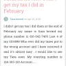 Jackson Hewitt - didn't get my tax I did in february