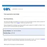Cox Communications - my bill