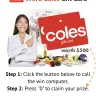 Coles Supermarkets Australia - sms conmen